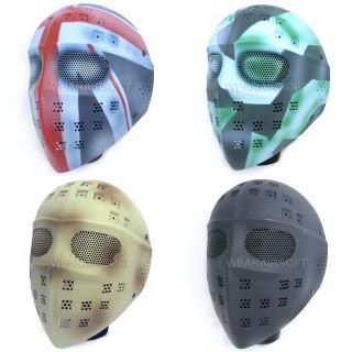Hockey Type Full Face Airsoft Paintball Mask 1 lot 4 pcs BULK
