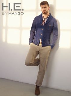 Gerard Pique in H.E. Mango Magazine Fall/Winter 2012 Lookbook by