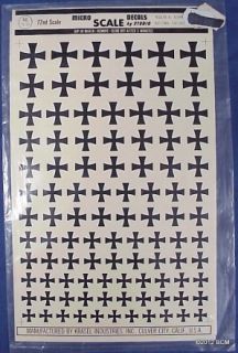  Military Markings Decal Sheet for MODERN W. GERMAN NATIONAL INSIGNIA