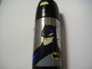 Batman Funtainer New by Thermos 12 oz Foogo Funtainer Straw Bottle