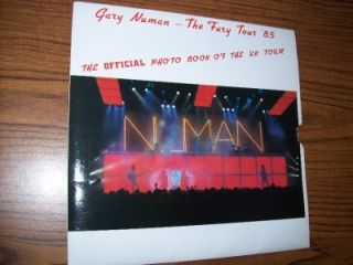 Gary Numan The Fury Tour Book 1985 RARE Tons of Pics