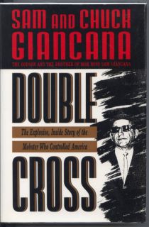 Double Cross Sam and Chuck Giancana Book Inscribed 0446516244