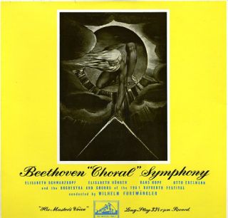  ALP1286 87 Beethoven Symphony No 9 Wilhelm Furtwangler V RARE