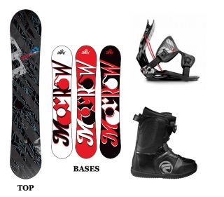 2012 Morrow (K2) FURY Snowboard+FLOW Bindings+Flow BOA Boots NEW+BULA