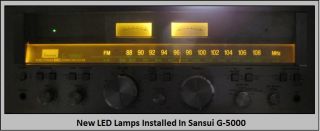  LED Lamp/Bulb Sansui G 33000,G 9000,G 7500,G 9700,9900Z,G 5000,others