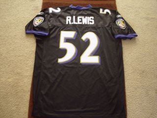 Ray Lewis Ravens Black Authentic Jersey New with Price Tag 230 00