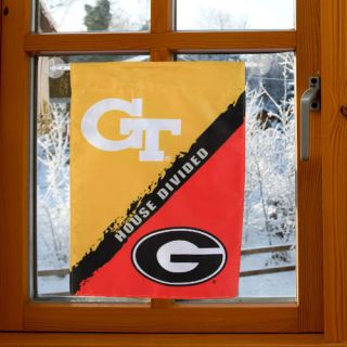 Georgia Tech Yellow Jackets/Georgia Bulldogs House Divided Flag