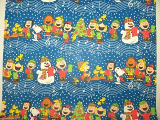  Gift Wrap Snoopy Charlie Brown Peanuts Christmas Gift Wrap