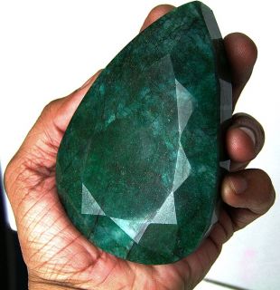 2825ct Green Emerald Gemstone Free Certificate Natural Biggest on 