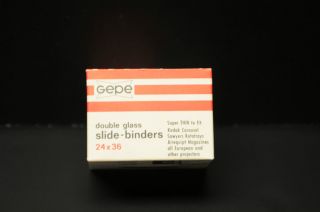 Gepe Double Glass Super Thin Slide Binders New in Box