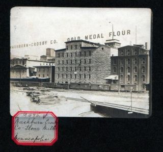 1905 Photo Gold Medal Flour Mill Washburn Crosby Minneapolis Minnesota