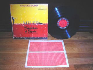 Miles Davis w Gil Evens Sketches of Spain Orig 1962 Six Eye LP EX