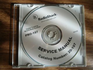 Pro 197 Police Scanner Service Manual Radio Shack 20 197 Gre PSR 600