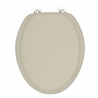 New Ginsey Champagne Padded Elongated Toilet Seat 18232