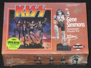 Kiss Gene Simmons Destroyer Limited Edition 1 of 10K Model Kit 1998