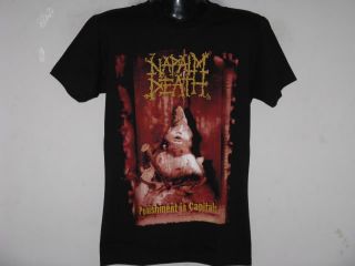 Napalm Death Punishment Grindcore Mens T Shirt Size XL