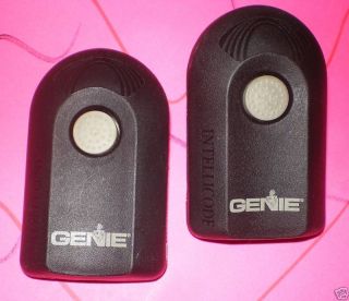 Lot 2 Genie GIT 1 /2 /3 INTELLICODE Garage Door Remote 390Mhz ACSCTG