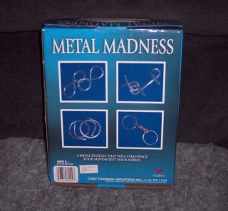 NEW CLASSIC METAL MADNESS GAMES FROM CARDINAL 4 MIND CHALLENGING METAL