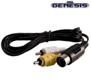 Brand New AV Audio Video Cable for Sega Genesis 1 RCA