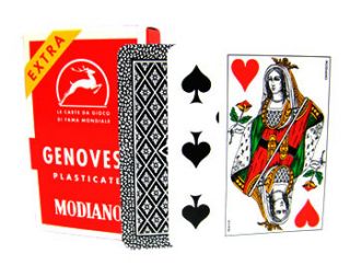 Modiano Genovesi Italian Regional Playing Cards
