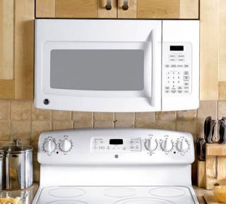 GE Spacemaker Over Range Microwave Oven White 1000 Watts 1 7 CF