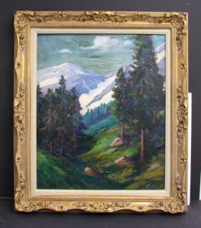 George Bernard Oil Painting Colorado Springs Landscape