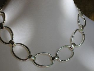 Premier Designs Jewelry Silver Gilford Necklace Circles
