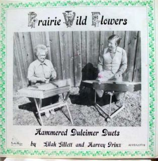 LILAH GILLETT HARVEY PRINZ hammered dulcimer duets LP VG+ AHKBA 27F78