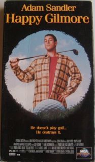 Happy Gilmore VHS Movie Video Tape Adam Sandler Golf Comedy Free SHIP