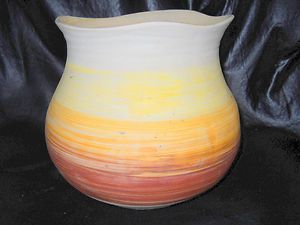 Vintage Large Royal Haeger USA Pottery Pot / Planter, Earth Tones NICE