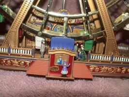 79793 Worlds Fair Plantinum Grand Ferris Wheel Mini Village Animated