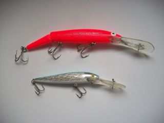 Set of Two Rebel Spoonbill Minnow Baits Excellent Condition