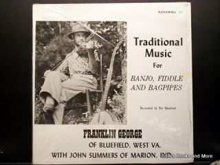 Franklin George Traditional Music Banjo Fiddle Bagpipes