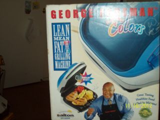 GEORGE FOREMAN GRILL LEAN MEAN FAT REDUCING GRILLING MACHINE