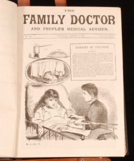 1887 8 2vol The Family Doctor Very Scarce First Edition