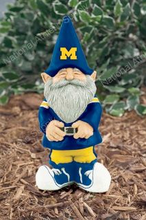 Michigan Wolverines Garden Gnome Figure Yard Statue New