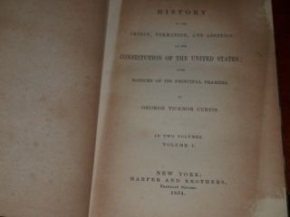History of United States Constitution 1st Edition 2 Vol