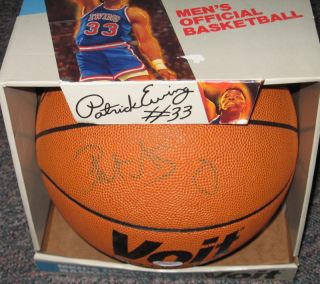  Signed Full Size Basketball JSA Full LOA Knicks Georgetown
