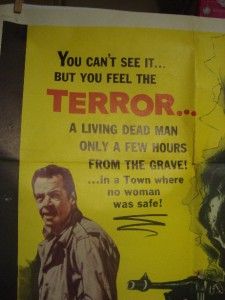 vintage 1959 a date with death movie poster 2