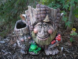 Tree Ent Gnomes Trolls Lord Rings Planter Garden Frog