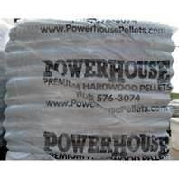 Powerhouse Premium Hardwood Pellets Wood Heating Pellets by The Ton