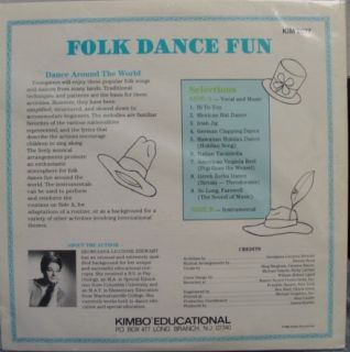 Georgiana Stewart Folk Dance Fun LP Vinyl Kim 7037 VG