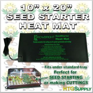 Heat Mat Starting Seeds Germination 10x20 Tray Seedling Propogation