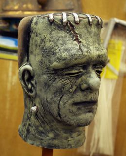 Glenn Strange Smooth Frankenstein Head Bust Mask Blank Frank