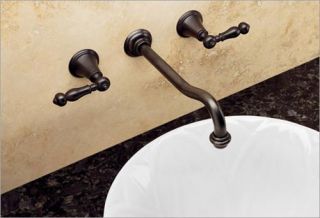 St. Thomas Creations 8150.010.89 Wall Mount Faucet, 7 Spout, Satin