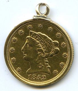  Liberty Head $2 1 2 Gold Coin US Mint Jewelry Piece EX Jewelry