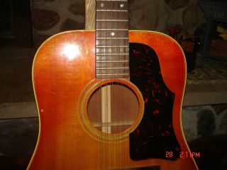 Gibson B 45 12 String Acoustic Guitar 1967