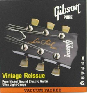 Gibson Vintage Reissue 09 042 Guitar Strings 12 Sets