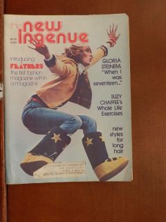  New Ingenue Magazine November 1973 Gloria Steinem Susy Chaffee