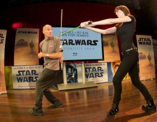 LIGHTSABER LESSON with Nick Gillard, Swordmaster of the Star Wars